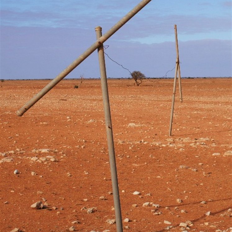 Desolation - Ruins of Premier Downs Station.  Connie Sue Hwy 2009