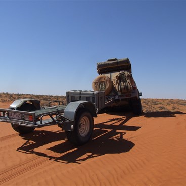 Oops - Naerly a permenant feature! - Simpson Desert 2008