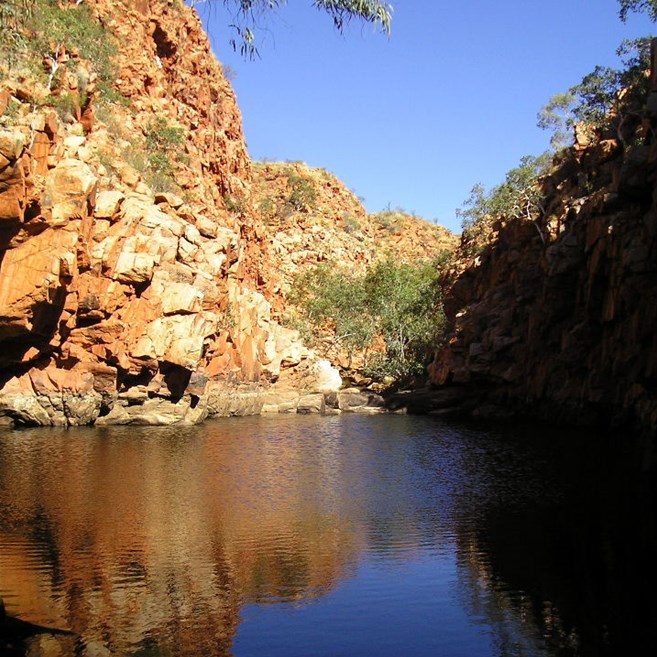 A Brimming pool at Desert Queen Baths - 2006