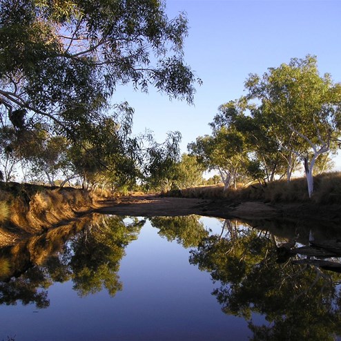 Reflections - A pool on the Rudall River 2006