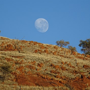 Musgrave Moonset - Aug 2015