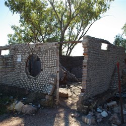 beer can building ruins - Lightning Ridge NSW