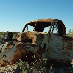 rusty vehicle - Lightning Ridge NSW