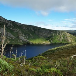 track to Marions Lookout in Cradle Mountain National Park Tasmania