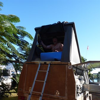 Doing the chores at Broome