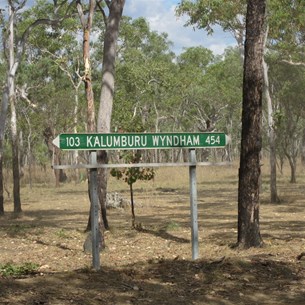 Kalumburu Road sign
