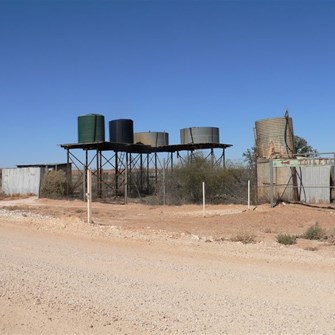 Beetoota water supply, empty.