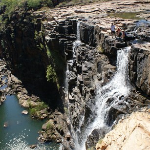 The guys atop Big Merton Falls