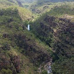A gorge to the west of Mitchell as seen on the return flight