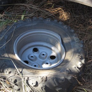 The dinged rim!