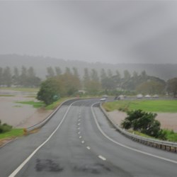 view of the flats south of Pambula