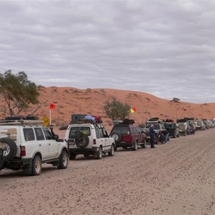 Aired down, lined up waiting to go, but first the Britz has to go.