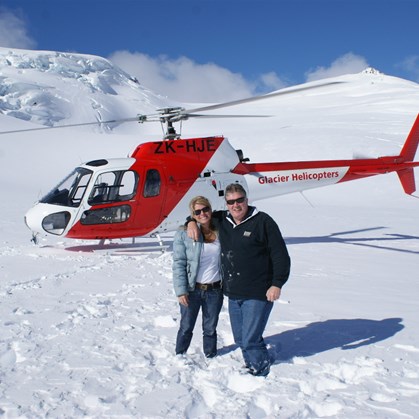 On top of Franz Joseph Glacier