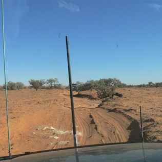 Unexpected rocky outcrops made for a bumpy ride