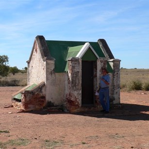 Cellar at the Telegraph Station north of Tennant Creek
