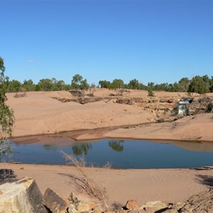 Leichhardt Falls and a whole lot of sand.