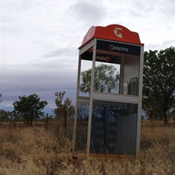 The old phone box at Wittenoom