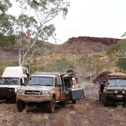 Lunch break in a side gorge