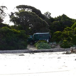 Casuarina Beach -Tucked in out of the wind.