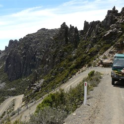 Climbing Jacabs Ladder at Ben Lomond NP