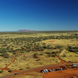 view of the car park and beyond