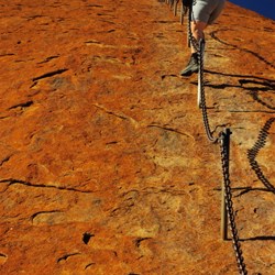 me descending the chain