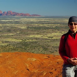 me...with Kata Tjuta in the background