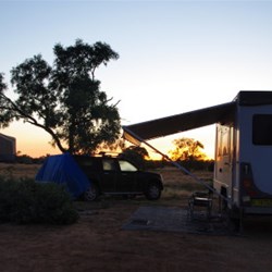 sunrise at Hookeys waterhome ...free camp near Oodnadatta