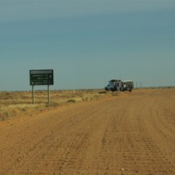 turn off to Coober Pedy, north of William creek