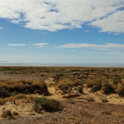 water visible in Lake Eyre South