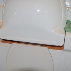 just a little dust in the ensuite of the van