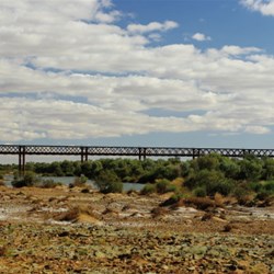 Algebuckina bridge - very impressive