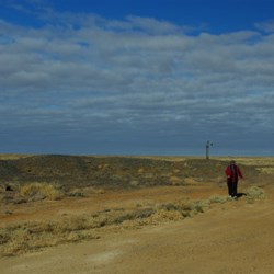 flat landscape north of Marree