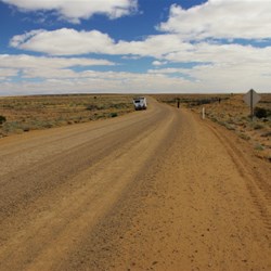track between Marree and Coward Springs