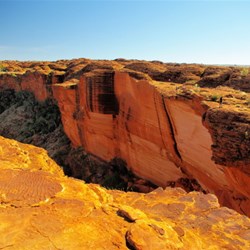 coloured rock walls of the Canyon