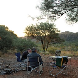 campsite at Redbank Gorge Ridgetop campground
