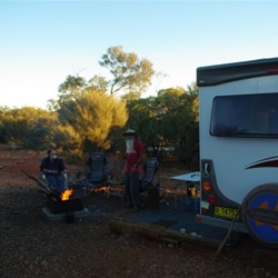 campsite at Redbank Gorge