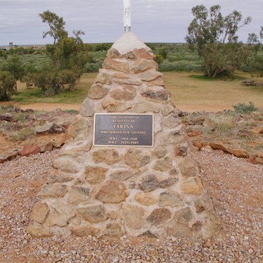 Memorial cairn