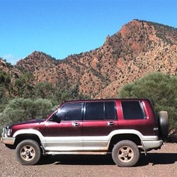 Our Jackaroo in the Flinders Ranges last year