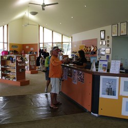 You can even hire fishing gear at the VIC