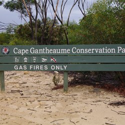 Entering Cape Gantheaume Conservation Park