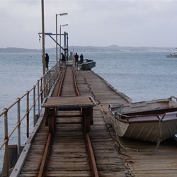 Fishing from Vivonne Bay jetty