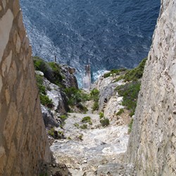 In the early 1900's this way the only way to get supplies to the Lighthouse