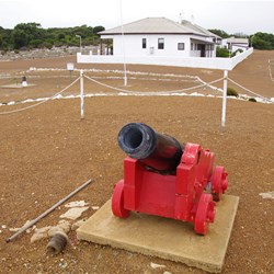 Every day at 1pm this Cannon is fired