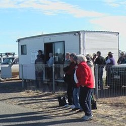 Group at Marree Airport