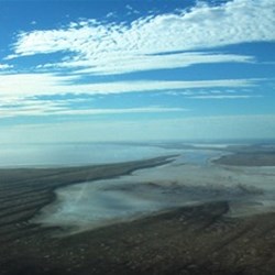 The junction of the north and south lakes