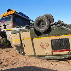 Flipped brand new camper