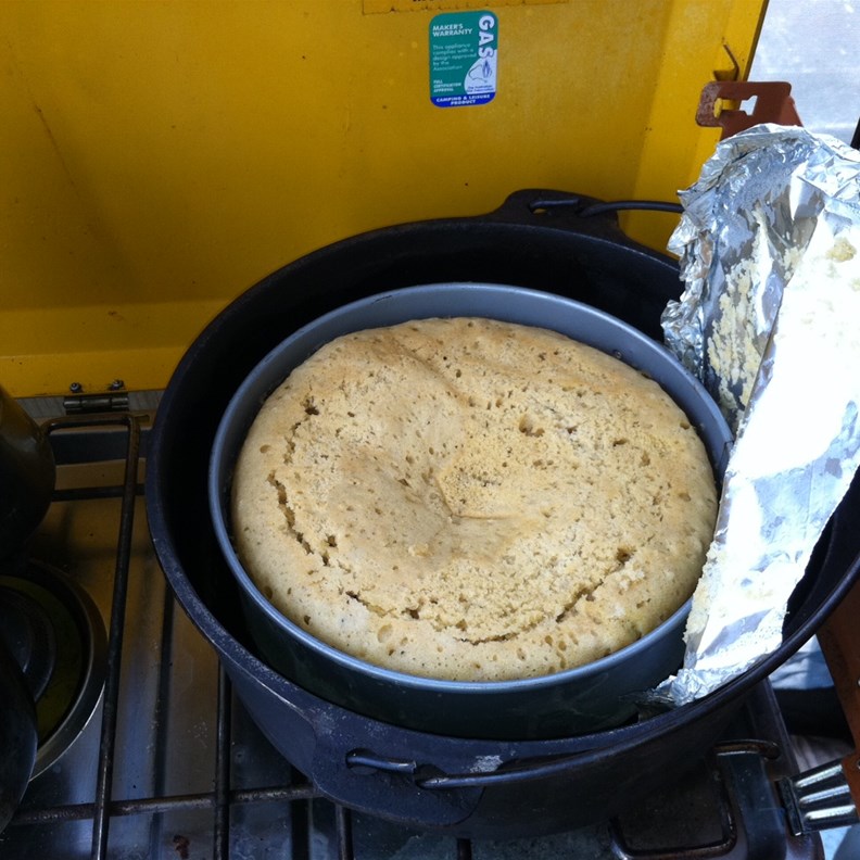 Steamed cake success!