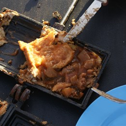 What the?! - Jackabags first jaffle.