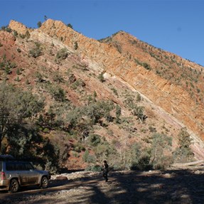 The savage uplifts of Brachina Gorge - Flinders Ranges